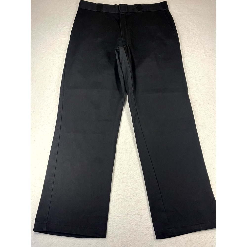 Dickies Y2K 874 Work Pants Mens 32x30 Black Original Fit Mid Rise Straight Leg